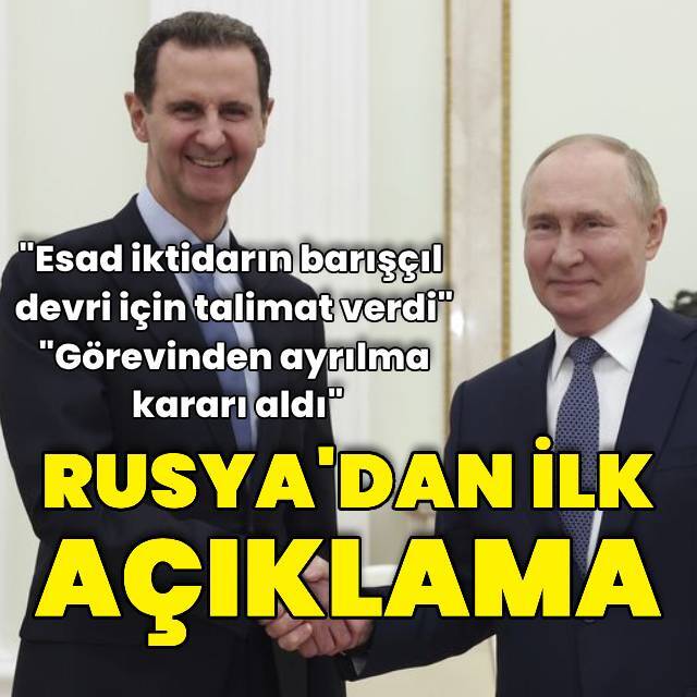 Esad rejimi çöktü, gözler Rusya'da