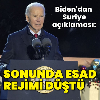 Biden: Sonunda Esad rejimi düştü