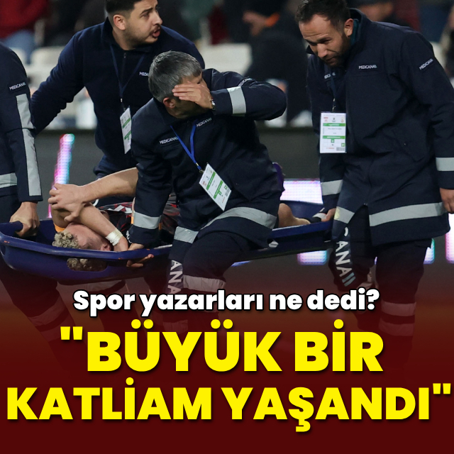"Büyük bir katliam yaşandı"