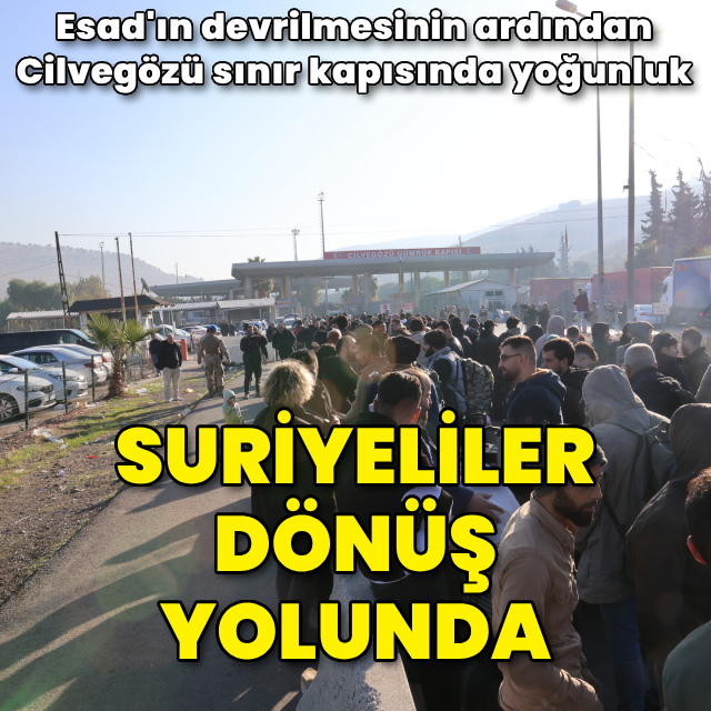 Suriyeliler dönüş yolunda