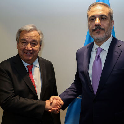 Bakan Fidan, Guterres'le görüştü