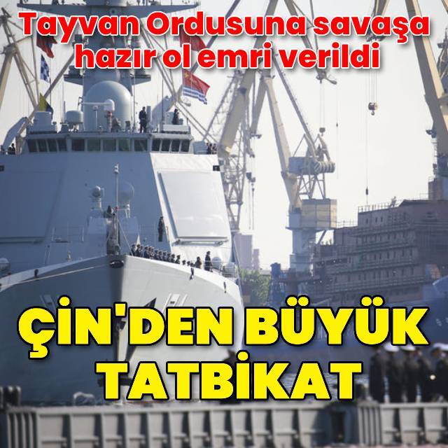 Çin'den büyük tatbikat