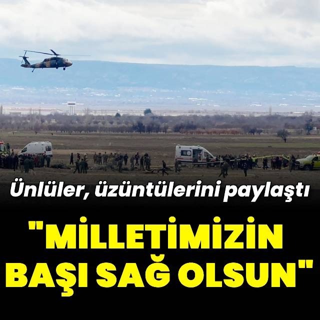 "Milletimizin başı sağ olsun"