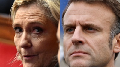 Le Pen'in hedefi Macron