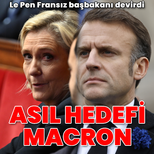 Le Pen'in hedefi Macron