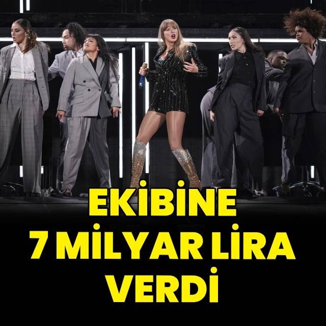 Ekibine 7 milyar lira verdi