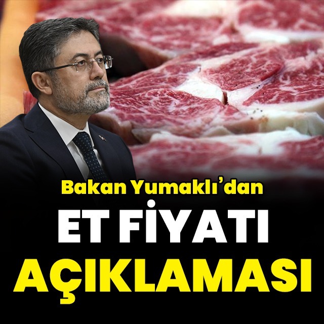 Bakan Yumaklı'dan et fiyatı açıklaması