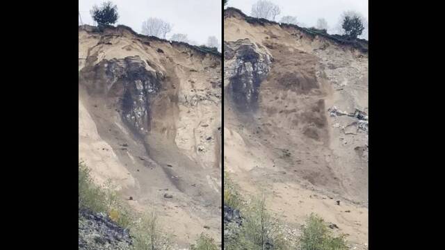 Arhavi'de heyelanlar devam ediyor
