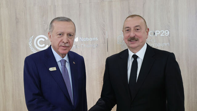 Cumhurbaşkanı Erdoğan Aliyev ile görüştü