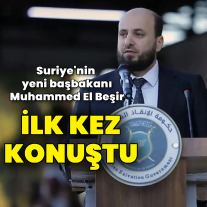 Suriye'nin yeni başbakanından ilk açıklama