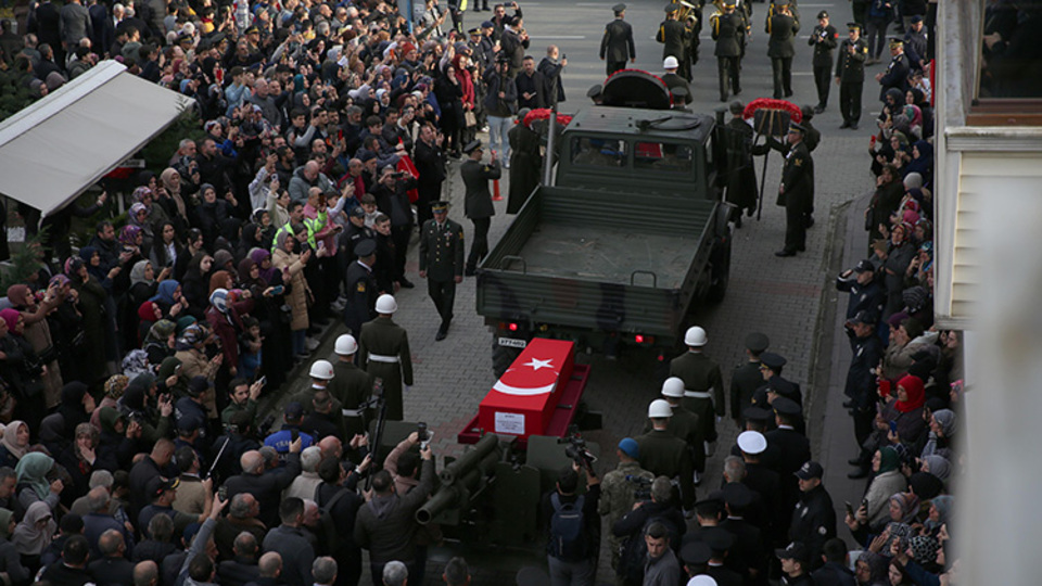 Şehitlerimizi uğurladık