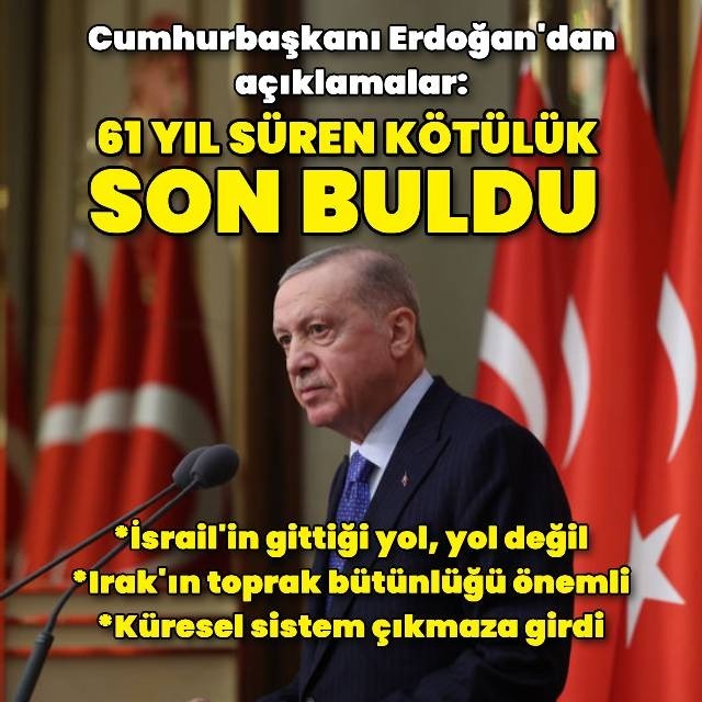 'İsrail'in gittiği yol, yol değil'