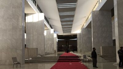 Habertürk Esad'ın kaçtığı sarayda