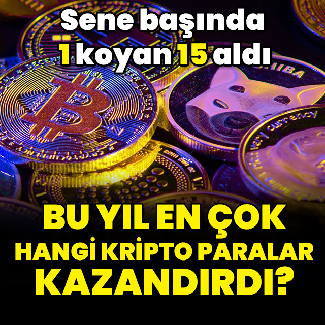 Bu yıl en çok hangi kripto paralar kazandırdı?