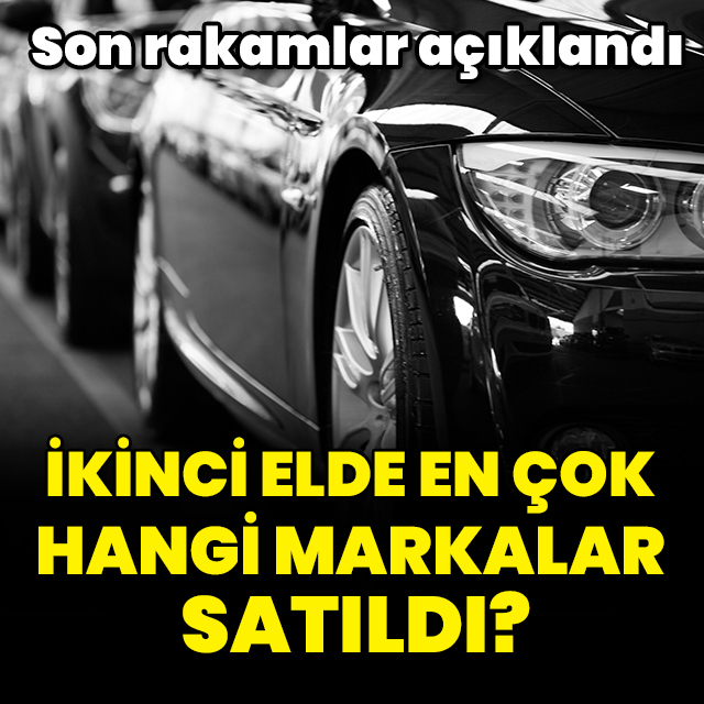 Kasımda ikinci elde en çok hangi markalar satıldı?