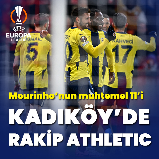 Fenerbahçe, Avrupa Ligi'nde Athletic Bilbao'yu ağırlayacak