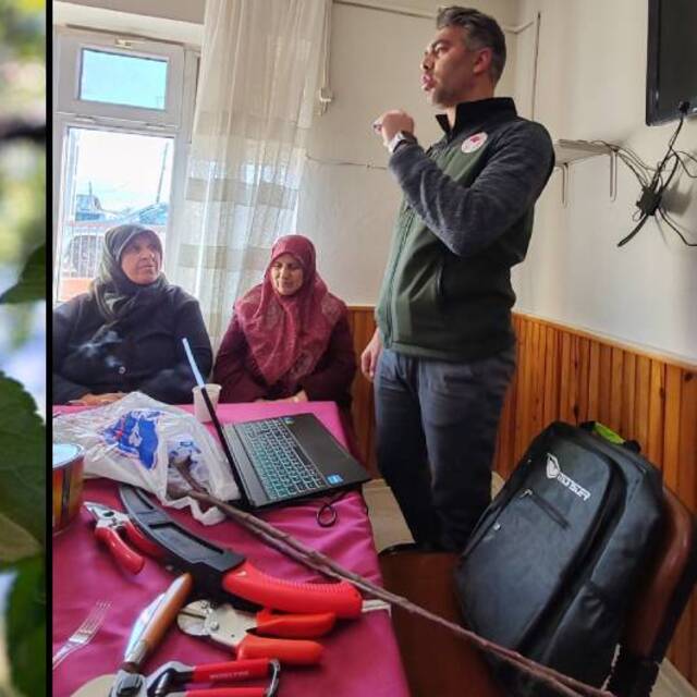 Kadınlara "Posof Elması" eğitimi