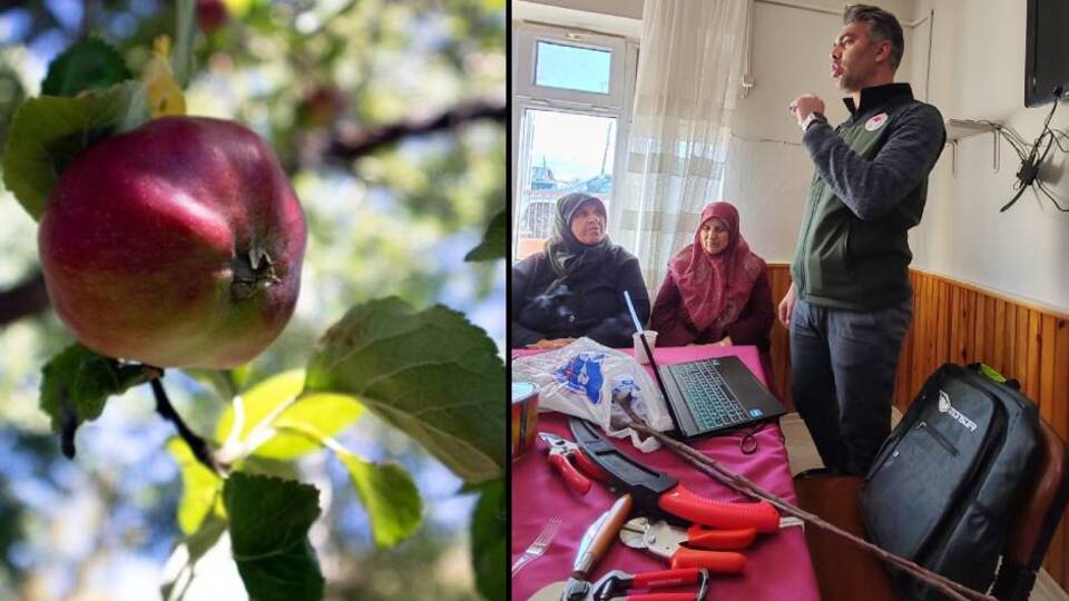 Kadınlara "Posof Elması" eğitimi