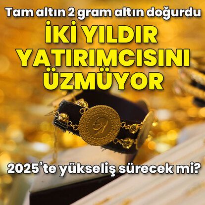 Altın 2 yıldır üzmüyor