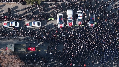 Şehit generale veda