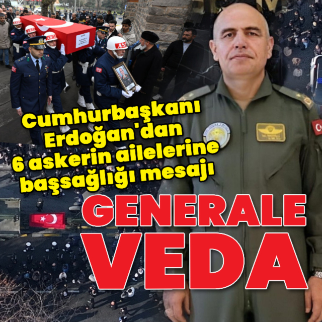 Şehit generale veda