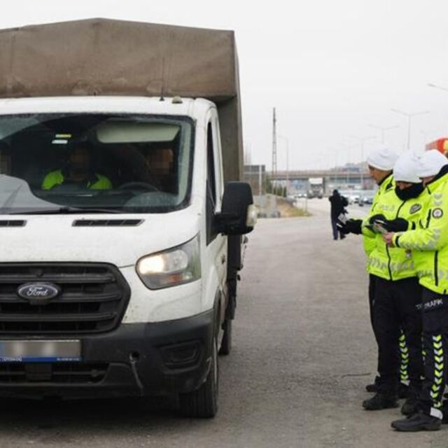 Kırıkkale'de 129 araç trafikten men edildi