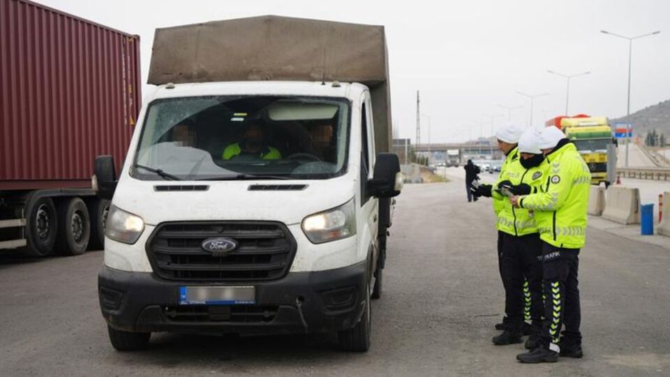 Kırıkkale'de 129 araç trafikten men edildi