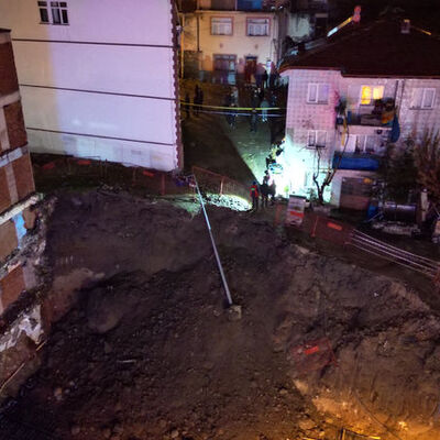 Tokat'ta toprak kayması! 3 bina tahliye edildi