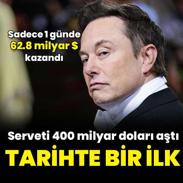 Serveti 400 milyar doları aştı