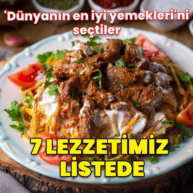 Dünyanın en iyi 100 yemeğini seçtiler!