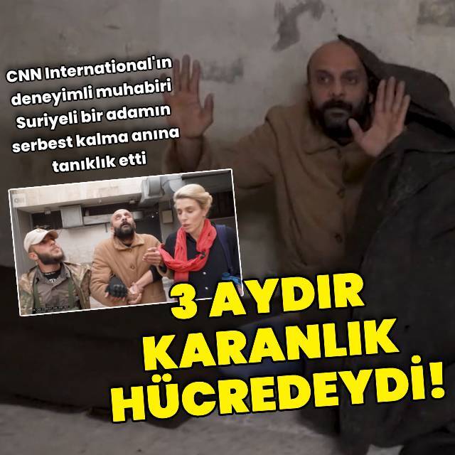 3 aydır karanlık hücrede tutuluyordu!