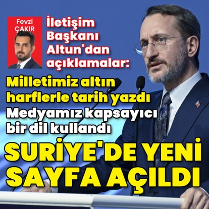 Fahrettin Altun'dan açıklamalar