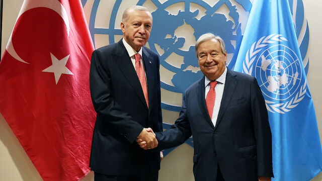 Guterres'ten Cumhurbaşkanı Erdoğan'a teşekkür