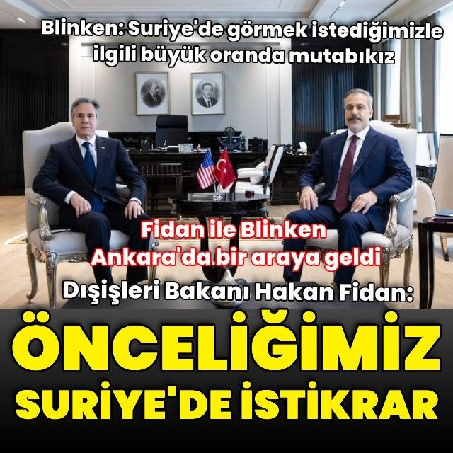 ABD Dışişleri Bakanı Ankara'da
