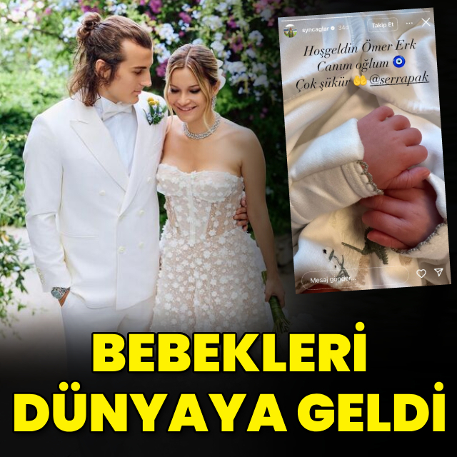 Bebekleri dünyaya geldi