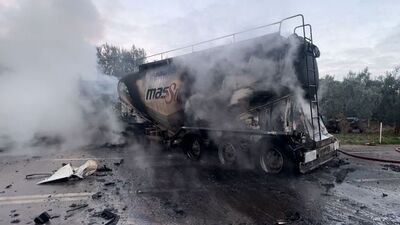 Feci kaza! Tankere çarptı!