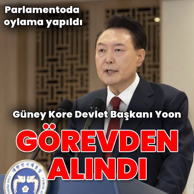 Güney Kore Devlet Başkanı görevden alındı!