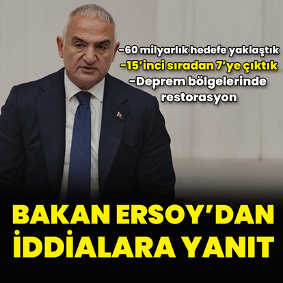 Bakan Ersoy'dan iddialara yanıt