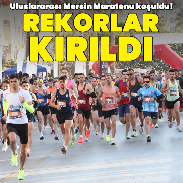 Uluslararası Mersin Maratonu koşuldu!