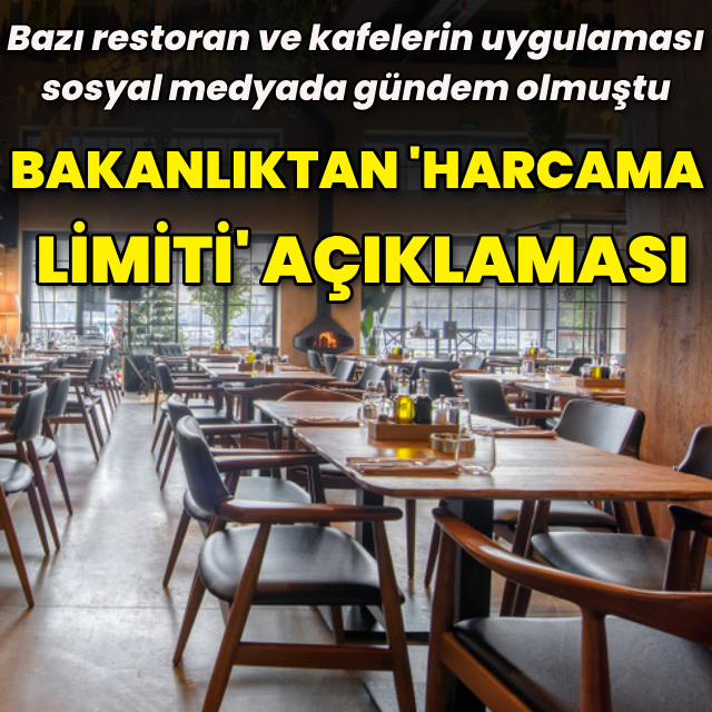 Bakan Yardımcısı Gürcan'dan harcama limiti açıklaması