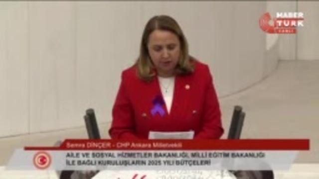  CHP'li Semra Dinçer, meclis kürsüsüne kefenle çıktı