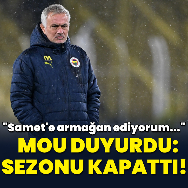 Mou'dan açıklama: Sezonu kapattı!