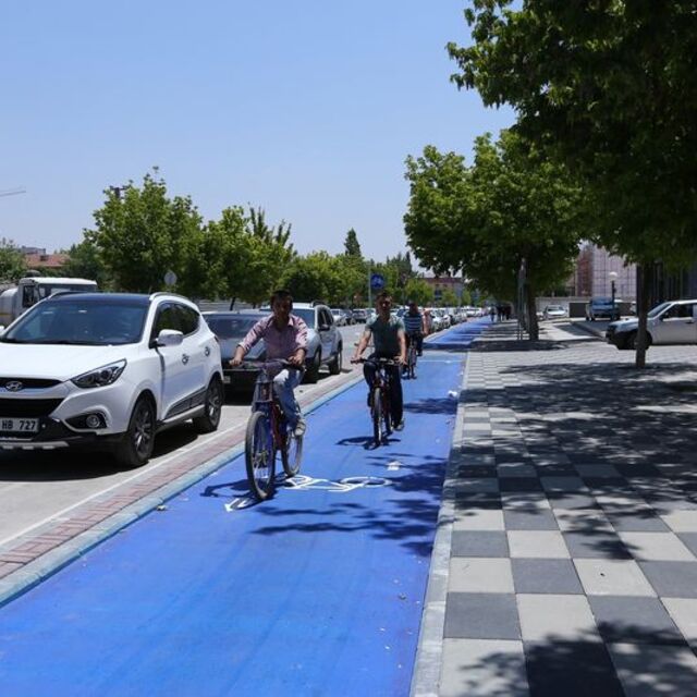 Gaziantep'te 79 kilometrelik bisiklet yolu