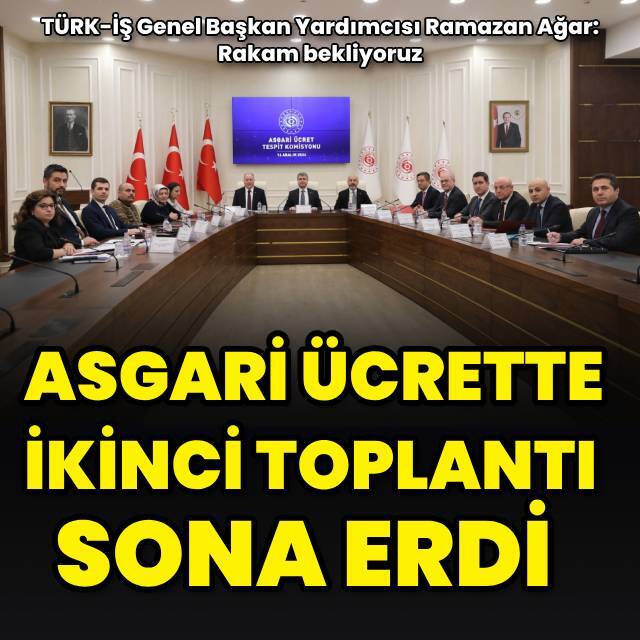 Asgari ücrette ikinci toplantı sona erdi