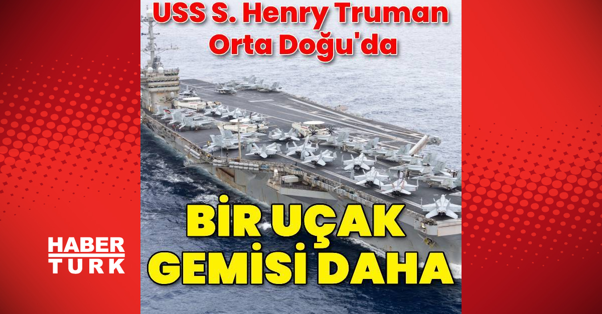 Bir uçak gemisi daha Orta Doğu'da | Dış Haberler