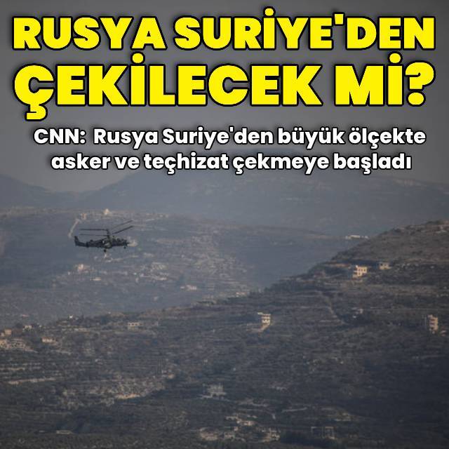 Rusya'nın Suriye'den büyük ölçekte çekilmeye başladığı iddiası