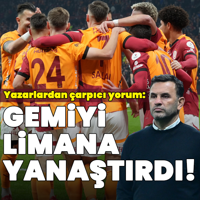 "Gemiyi limana yanaştırdı!"