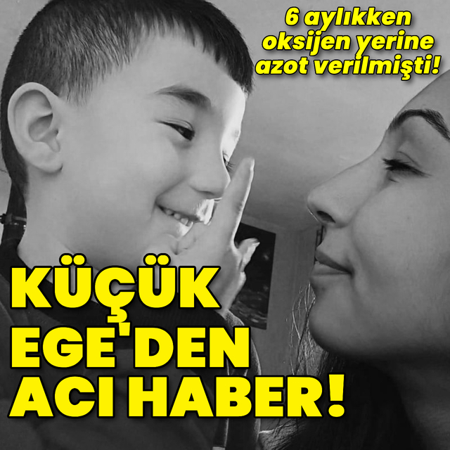 Oksijen yerine azot gazı verilmişti! Ege Avcı'dan acı haber!