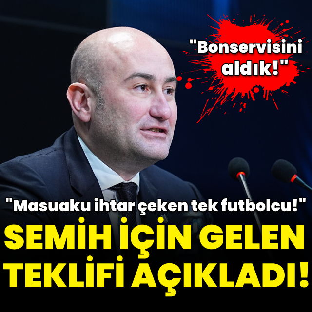 Yücel, Beşiktaş'a gelen teklifi açıkladı!
