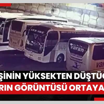 Bayrampaşa’da iki kişinin yüksekten düştüğü anların görüntüsü ortaya çıktı